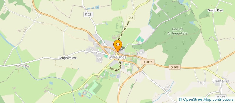 localisation de l'entreprise SOCIETE DES ANCIENS COMBATTANTS ET MOBILISES DE CARROUGES à CARROUGES