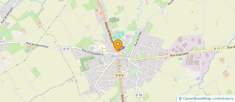 localisation de l'entreprise SOCIETE DES ANCIENS MILITAIRES DE WORMHOUT  WORMHOUT