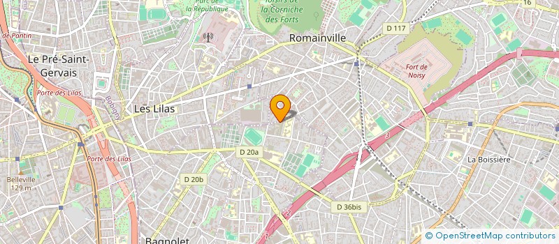 localisation de l'entreprise SOCIETE DES ANESTHESISTES DE FLOREAL à BAGNOLET