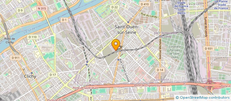 localisation de l'entreprise SOCIETE DES APPAREILLAGES SPECIAUX à SAINT-OUEN-SUR-SEINE
