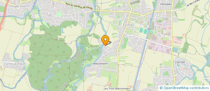localisation de l'entreprise SOCIETE DES ARBORICULTEURS D'ESCHAU-WIBOLSHEIM  ESCHAU