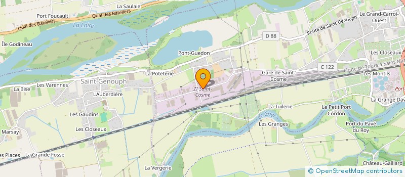 localisation de l'entreprise SOCIETE DES ARMATURES DU CENTRE à LA RICHE