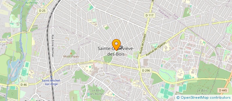 localisation de l'entreprise SOCIETE DES ARTISTES DU HUREPOIX à SAINTE-GENEVIEVE-DES-BOIS