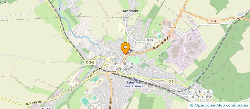 localisation de l'entreprise SOCIETE DES ASSURANCES NOUVELLES DE DEVELOPPEMENT ET D'INTERMEDIAIRE EN INVESTISSEMENT-PLACEMENT à SAINT-POL-SUR-TERNOISE