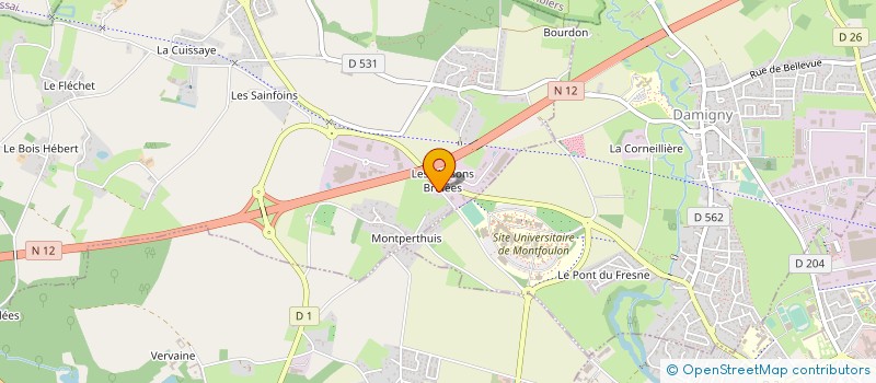 localisation de l'entreprise SOCIETE DES ATELIERS DE BEAUVAIS à LONRAI