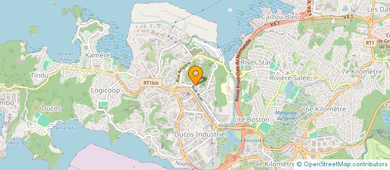 localisation de l'entreprise SOCIETE DES ATELIERS DE MECANIQUE ET CHAUDRONNERIE  NOUMEA