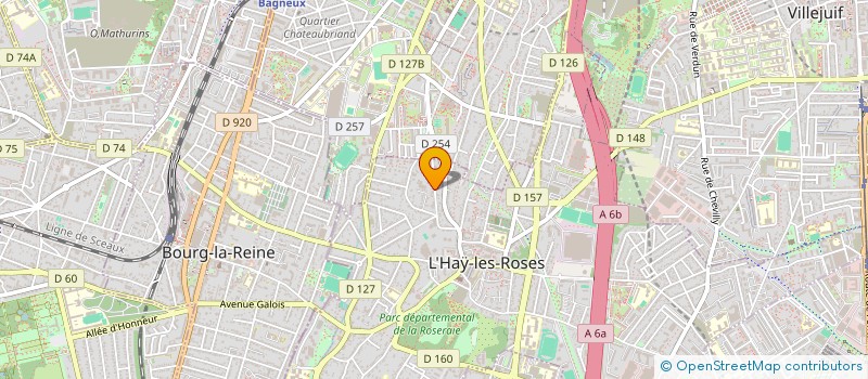 localisation de l'entreprise SOCIETE DES ATELIERS ET IMPRIMERIES GRAPHIQUES à L'HAY-LES-ROSES