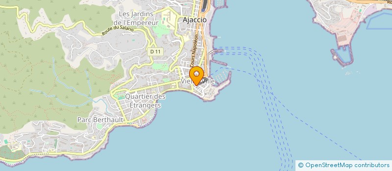 localisation de l'entreprise SOCIETE DES ATELIERS FOSSEENS à AJACCIO