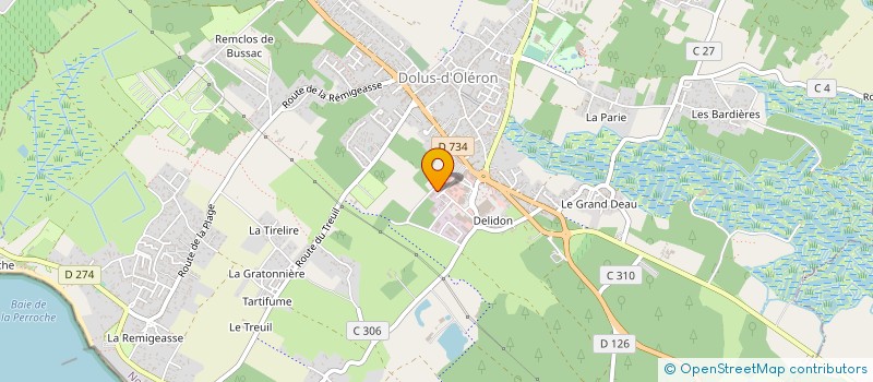 localisation de l'entreprise SOCIETE DES AUTOCARS METEREAU à DOLUS-D'OLERON