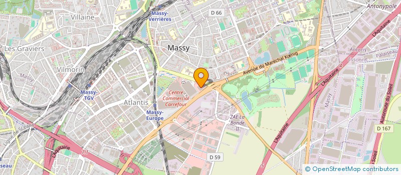 localisation de l'entreprise SOCIETE DES AUTOMOBILES DE MASSY à MASSY