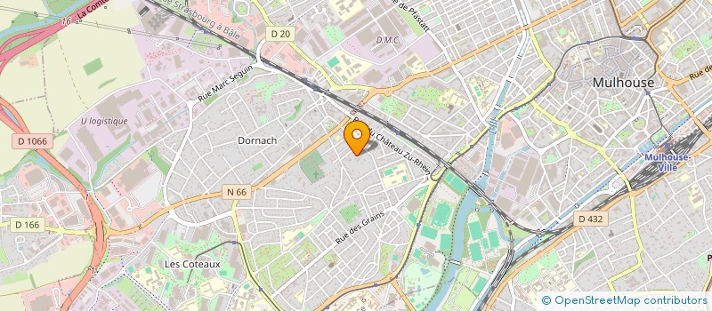 localisation de l'entreprise SOCIETE DES AVICULTEURS D'ILLFURTH ET ENVIRONS à MULHOUSE