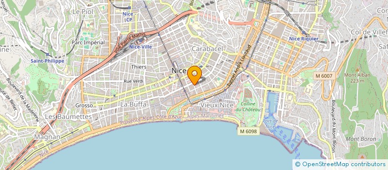localisation de l'entreprise SOCIETE DES BAINS DE SOLEIL à NICE