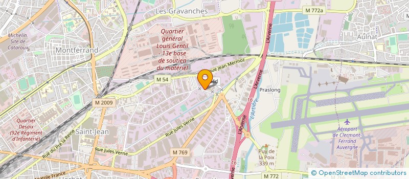 localisation de l'entreprise SOCIETE DES BASALTES DU CENTRE à CLERMONT-FERRAND