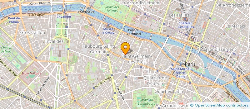 localisation de l'entreprise SOCIETE DES BORDS DE SEINE à PARIS