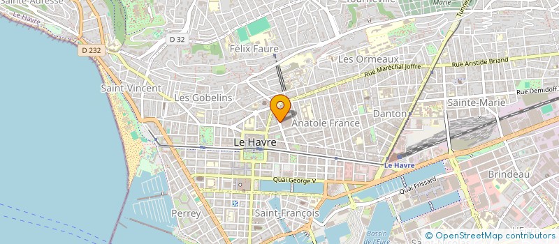 localisation de l'entreprise SOCIETE DES BRASSERIES ET CREPERIES DU HAVRE à LE HAVRE