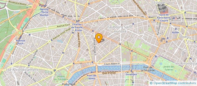 localisation de l'entreprise SOCIETE DES BRASSERIES & GLACIERES INTERNATIONALES à PARIS