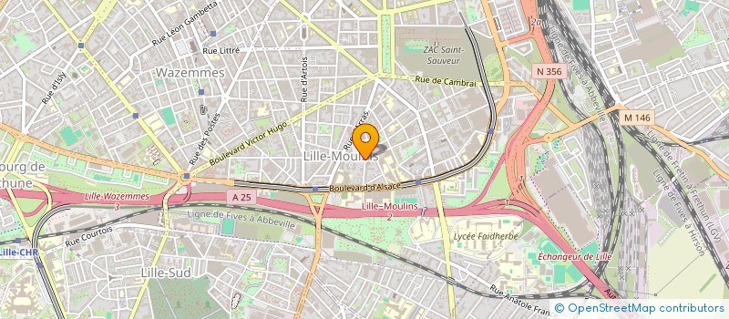 localisation de l'entreprise SOCIETE DES BRASSEURS à LILLE