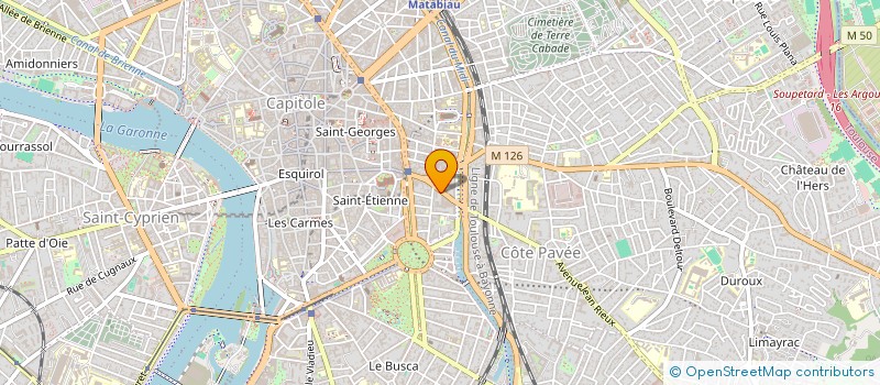 localisation de l'entreprise SOCIETE DES CADRES IRDI SORIDEC  TOULOUSE