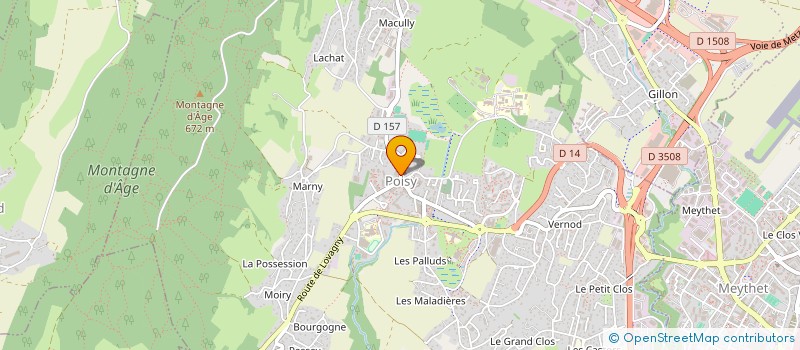 localisation de l'entreprise SOCIETE DES CARRELAGES DUMAS S.C.D.  POISY