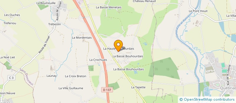 localisation de l'entreprise SOCIETE DES CARRELAGES JUBAULT à SAINT-DOMINEUC