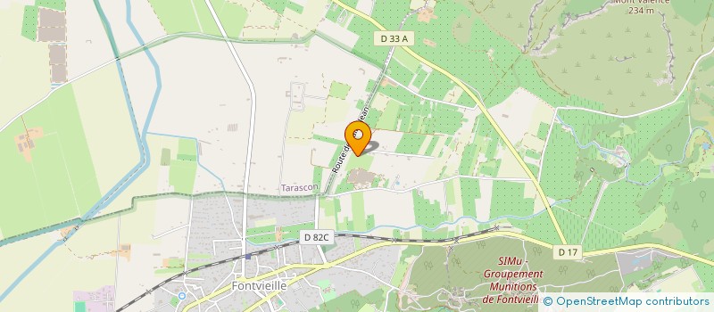 localisation de l'entreprise SOCIETE DES CARRIERES DE CASTILLON  FONTVIEILLE