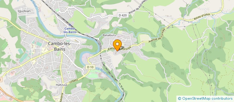 localisation de l'entreprise SOCIETE DES CARRIERES DE SARE SA à CAMBO-LES-BAINS