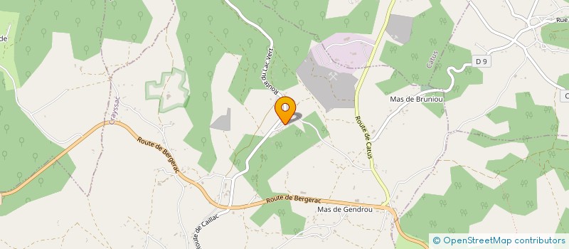 localisation de l'entreprise SOCIETE DES CARRIERES DU MAS DE LAMAT à CRAYSSAC