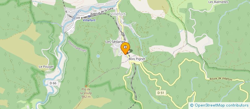 localisation de l'entreprise SOCIETE DES CARRIERES LOZERIENNES à SAINT-ANDRE-CAPCEZE