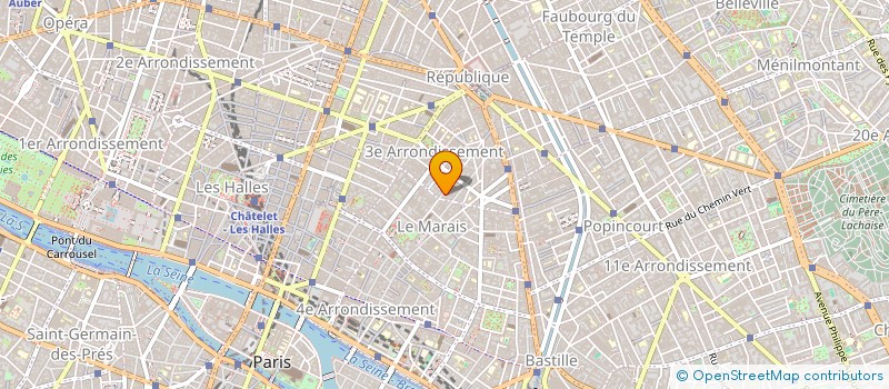 localisation de l'entreprise SOCIETE DES CHAINES VERNY  PARIS