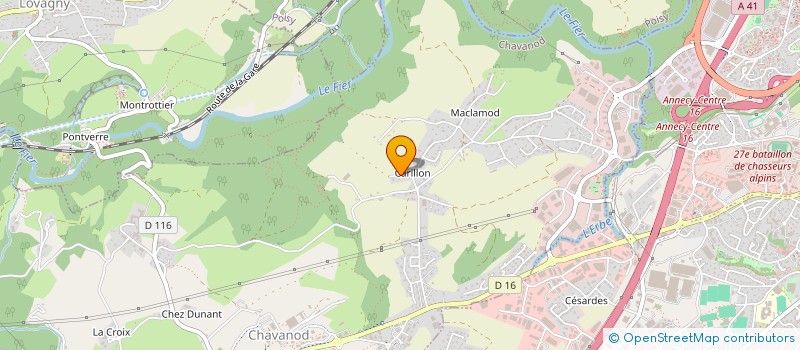 localisation de l'entreprise SOCIETE DES CHAMOUX  CHAVANOD