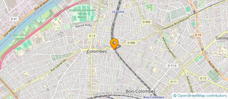 localisation de l'entreprise SOCIETE DES CHAMPARINS à COLOMBES