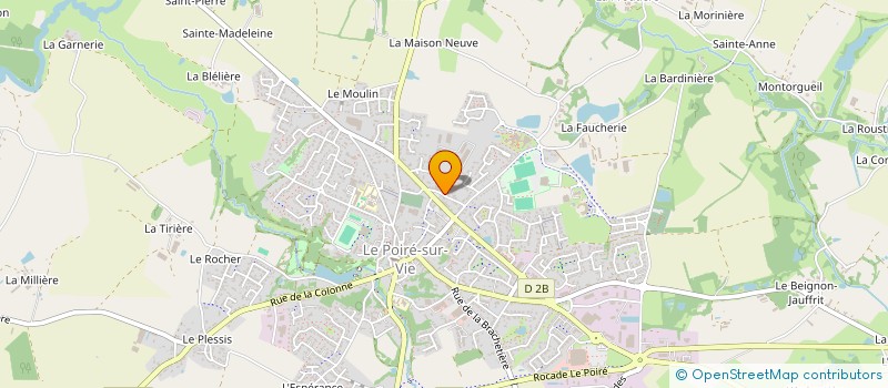 localisation de l'entreprise SOCIETE DES CHARPENTES FOURNIER à LE POIRE-SUR-VIE