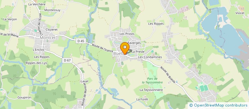 localisation de l'entreprise SOCIETE DES CHASSEURS DE BUELLAS  BUELLAS