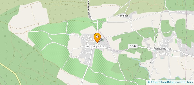 localisation de l'entreprise SOCIETE DES CHASSEURS DE FONTARECHES  FONTARECHES