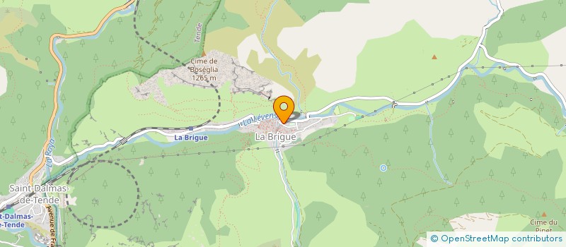 localisation de l'entreprise SOCIETE DES CHASSEURS DE LA BRIGUE  LA BRIGUE