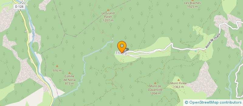 localisation de l'entreprise SOCIETE DES CHASSEURS DE LA COMMUNE DE THIERY  THIERY