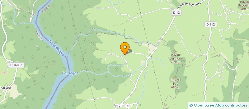 localisation de l'entreprise SOCIETE DES CHASSEURS DE LA COMMUNE DE VEYRIERES à VEYRIERES