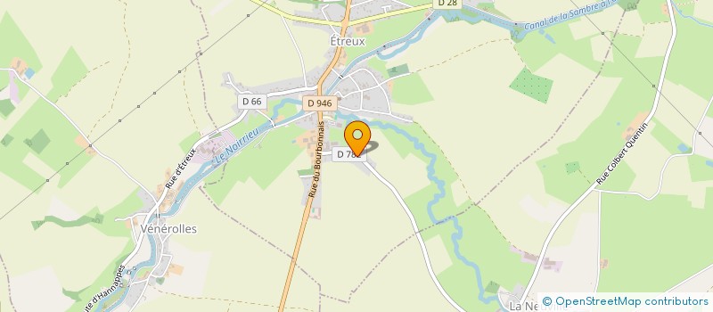 localisation de l'entreprise SOCIETE DES CHASSEURS DE LA MARCILLETTE  ETREUX