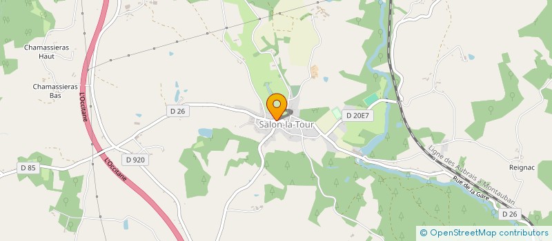 localisation de l'entreprise SOCIETE DES CHASSEURS DE SALON LA TOUR  SALON-LA-TOUR