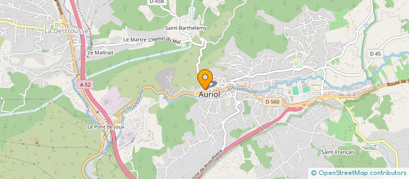 localisation de l'entreprise SOCIETE DES CHASSEURS ET PROPRIETAIRES DE POURRACHON BRANGUIER  AURIOL