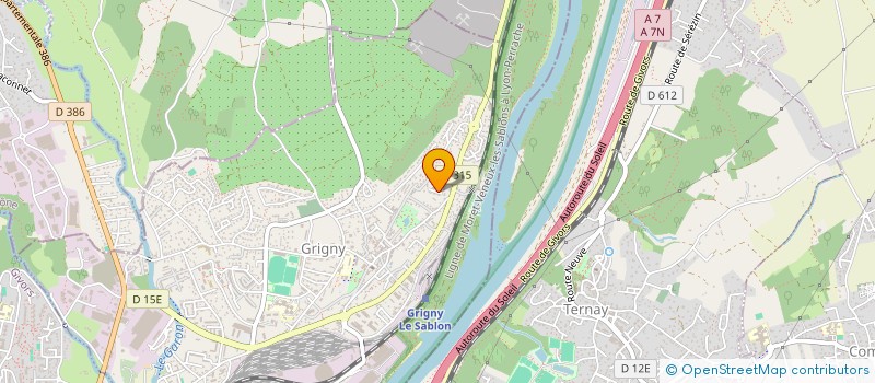 localisation de l'entreprise SOCIETE DES CHASSEURS REUNIS POUR LE REGROUPEMENT DU GIBIER à GRIGNY