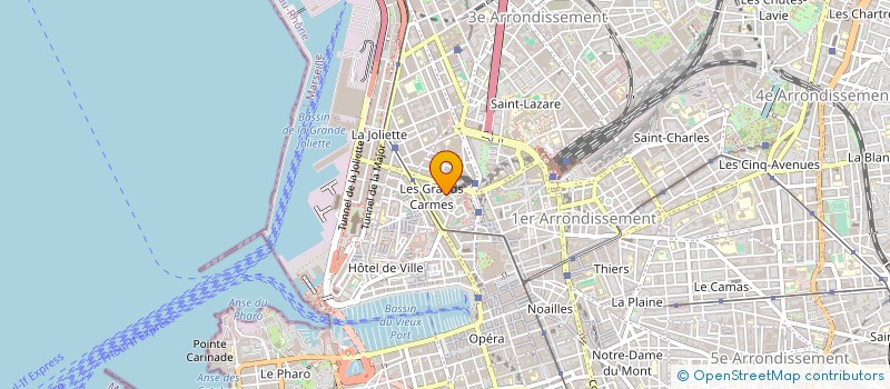 localisation de l'entreprise SOCIETE DES CHAUSSURES CARLO à MARSEILLE