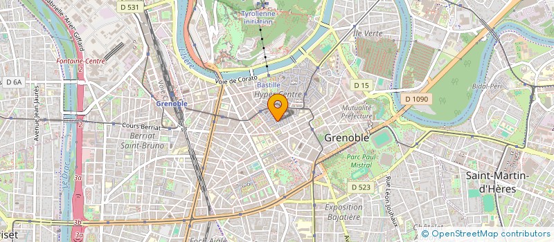 localisation de l'entreprise SOCIETE DES CHAUSSURES THIAR à GRENOBLE