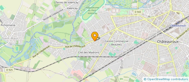 localisation de l'entreprise SOCIETE DES CINQ MOUVEMENTS à CHATEAUROUX