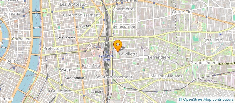localisation de l'entreprise SOCIETE DES CINQ SOEURS POCHETTINO à LYON