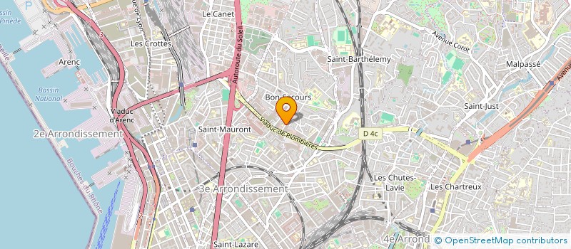 localisation de l'entreprise SOCIETE DES COMPAGNONS CHARPENTIERS DES DEVOIRS DU TOUR DE FRANCE à MARSEILLE