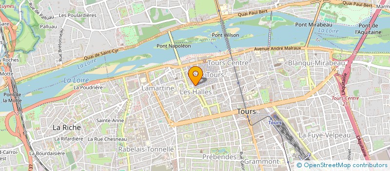 localisation de l'entreprise SOCIETE DES COMPAGNONS ET AFFILIES MENUISIERS ET SERRURIERS DU DEVOIR DE LIBERTE à TOURS