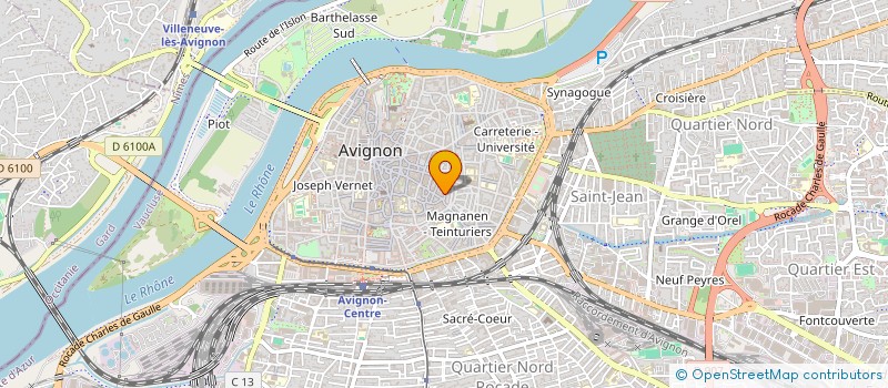 localisation de l'entreprise SOCIETE DES COMPAGNONS ET AFFILIES MENUISIERS ET SERRURIERS DU DEVOIR DE LIBERTE  CHAMBRE D AVIGNON  AVIGNON