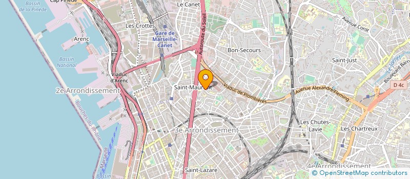 localisation de l'entreprise SOCIETE DES COMPTEURS TAXIMETRES DE PROVENCE à MARSEILLE