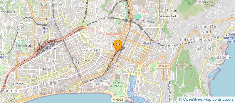 localisation de l'entreprise SOCIETE DES CONGRES  NICE